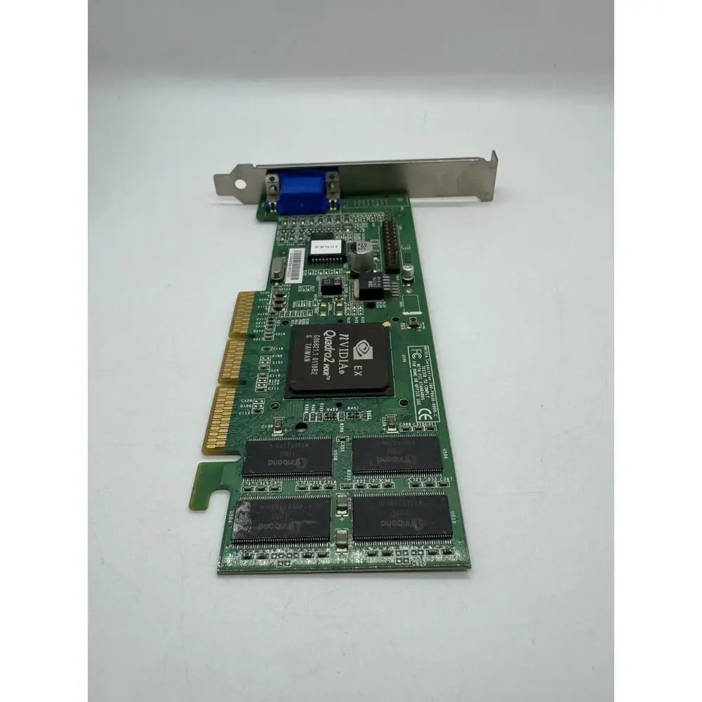 NVIDIA Quadro2 MXR EX 32MB AGP Graphics Card VGA P390CXB02 Untested Vintage